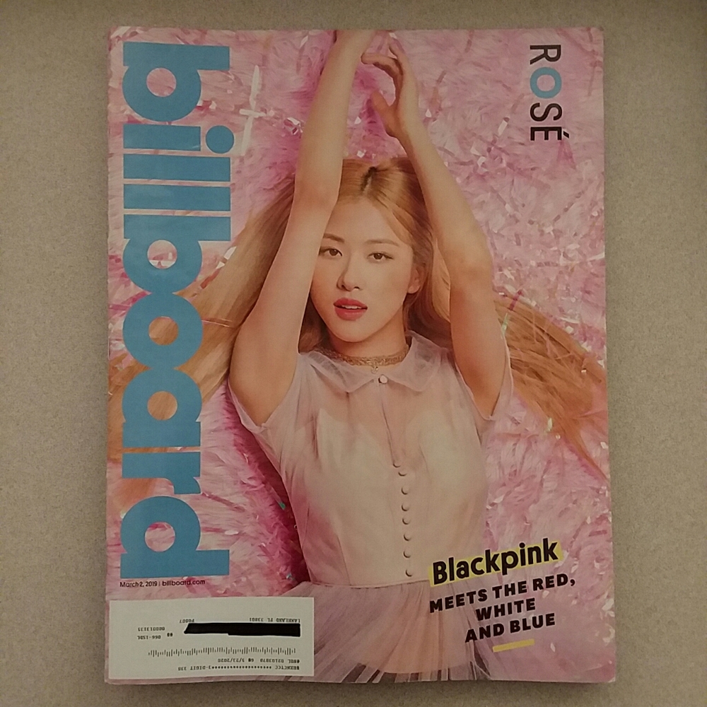 Billboard magazine blackpink rosé